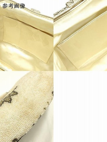 平和屋着物▼和装小物　和装バッグ　ハンドバッグ　ビーズバッグ　花柄　逸品　AABJ1155ay
