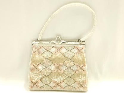 平和屋着物▼和装小物　和装バッグ　ハンドバッグ　ビーズバッグ　がま口　逸品　AABJ1156ay
