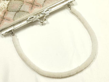 平和屋着物▼和装小物　和装バッグ　ハンドバッグ　ビーズバッグ　がま口　逸品　AABJ1156ay