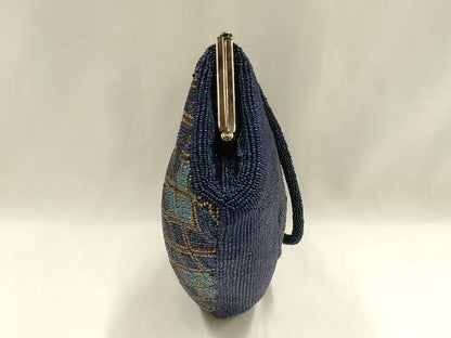 平和屋着物▼和装小物　和装バッグ　ハンドバッグ　ビーズバッグ　がま口　逸品　AABJ1173ay