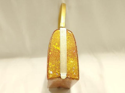 平和屋着物▼和装小物　和装バッグ　ハンドバッグ　螺鈿　箔散らし　金彩　逸品　AABJ1183ay