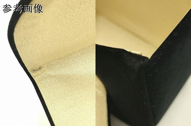 平和屋着物▼和装小物　和装バッグ　ハンドバッグ　ラインストーン　マグネット式　逸品　AABJ1185ay