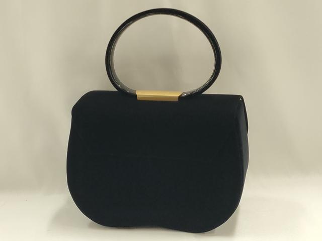 平和屋着物▼和装小物　和装バッグ　ハンドバッグ　ラインストーン　マグネット式　逸品　AABJ1185ay