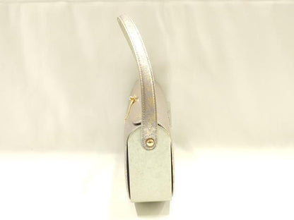 平和屋着物▼和装小物　和装バッグ　ハンドバッグ　金彩　皮製品　逸品　未使用　AABJ1189ay