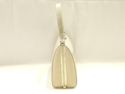 平和屋着物▼和装小物　和装バッグ　佐賀錦　ハンドバッグ　花柄　金糸　逸品　AABJ1194ay