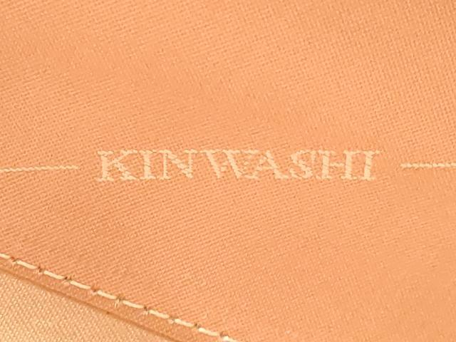 平和屋着物▼和装小物　和装バッグ　金鷲本舗 東京謹製 キンワシ印　ハンドバッグ　螺鈿　亀甲　金彩　逸品　AABJ1195ay
