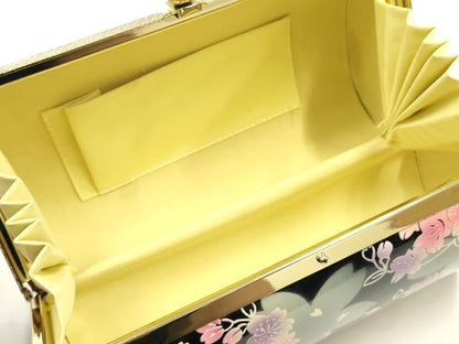 平和屋着物▼和装小物　和装バッグ　ハンドバッグ　振袖用　花丸文　桜　逸品　AABJ1196ay