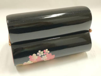 平和屋着物▼和装小物　和装バッグ　ハンドバッグ　振袖用　舞花文　金彩　逸品　AABJ1197ay