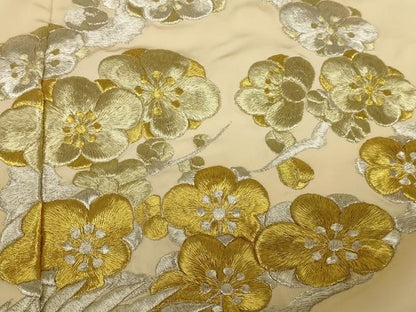 平和屋本店●色打掛　和装　結婚式　婚礼　神社挙式　花嫁　総刺繍　扇面飛鶴花文　十二単風　金銀糸　逸品　AABJ1209ou