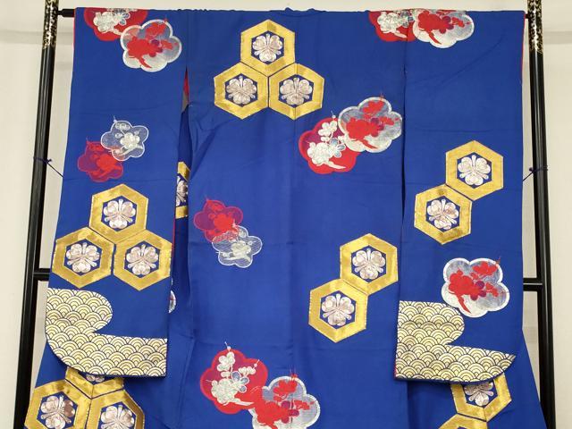 平和屋本店●色打掛　和装　婚礼　花嫁　結婚式　神社挙式　亀甲花文　駒刺繍　逸品　AABJ1215ou
