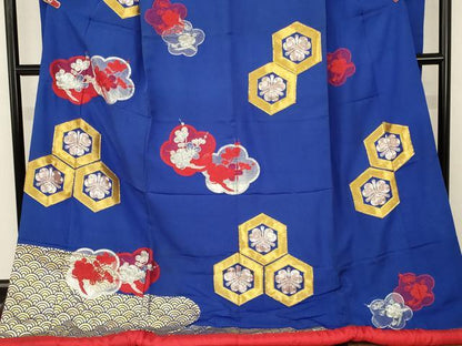 平和屋本店●色打掛　和装　婚礼　花嫁　結婚式　神社挙式　亀甲花文　駒刺繍　逸品　AABJ1215ou