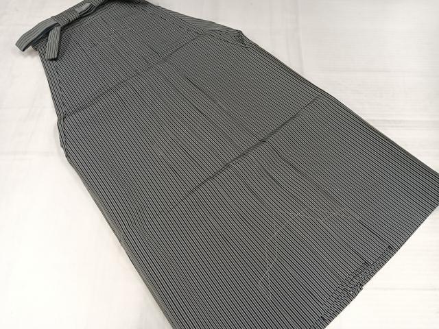 平和屋着物○男性 行灯袴 縞 正絹 逸品 未使用 AABJ1243ph