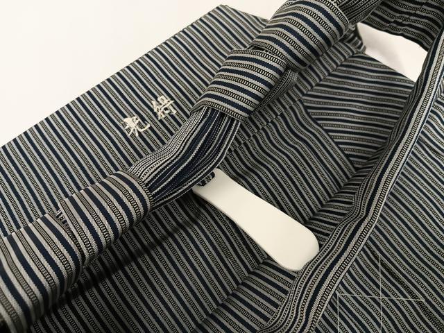 平和屋着物○男性 行灯袴 縞 正絹 逸品 未使用 AABJ1243ph