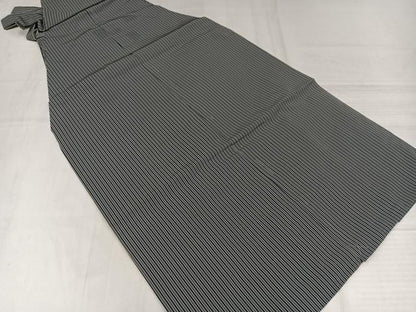 平和屋着物●男性　行灯袴　縞　正絹　逸品　未使用　AABJ1243ph