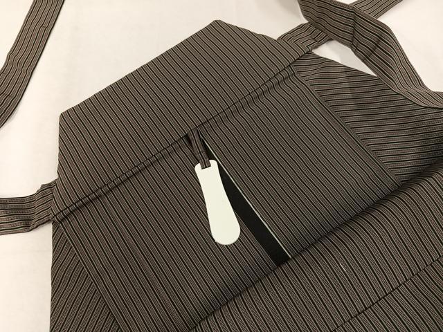平和屋着物●男性　行灯袴　縞　正絹　逸品　AABJ1244ph