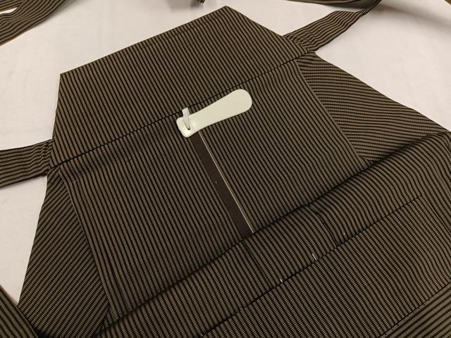 平和屋着物●男性　行灯袴　縞　正絹　逸品　未使用　AABJ1245ph