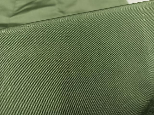 平和屋着物●男性　馬乗り袴　色無地　柳茶色　正絹　逸品　AABJ1248ph