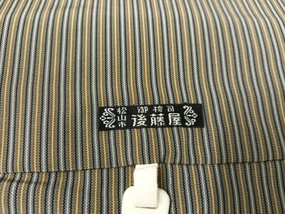 平和屋着物●男性　行灯袴　縞　正絹　逸品　AABJ1249ph
