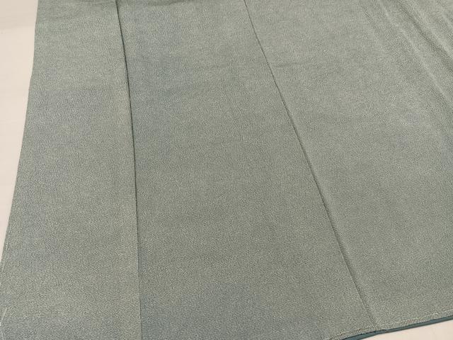 平和屋着物●江戸小紋　作家物　清水峯州　極鮫　浜ちりめん　反端付き　正絹　逸品　未使用　AABJ1253ph
