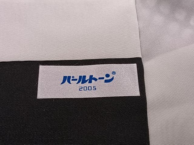 平和屋着物●上質な小紋　総絞り　段違い　黒地　金通し地　正絹　逸品　AABJ1257ph