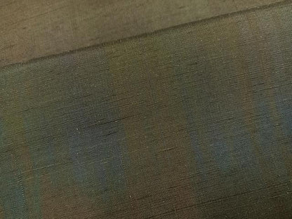 平和屋着物●絲藝苑　上島洋山　紬　霞文　正絹　逸品　AABJ1259ph