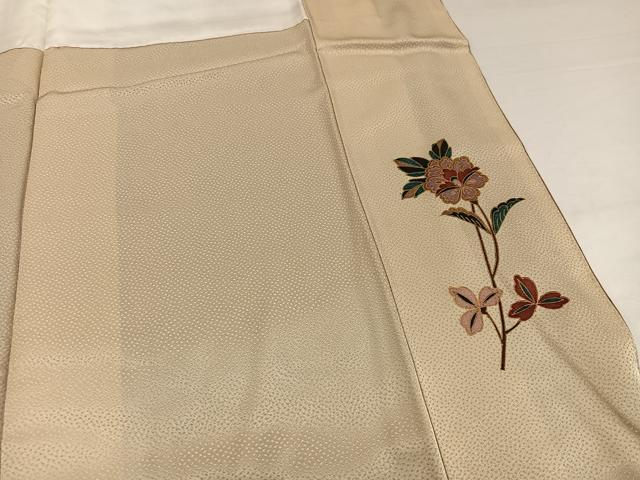 平和屋着物●訪問着　更紗文　暈し染め　金彩　正絹　逸品　AABJ1262ph