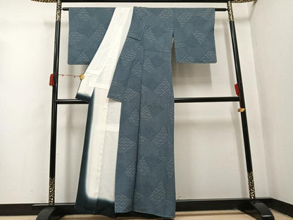 平和屋着物●江戸小紋　寄せ小紋柄　正絹　逸品　未使用　AABJ1277ph