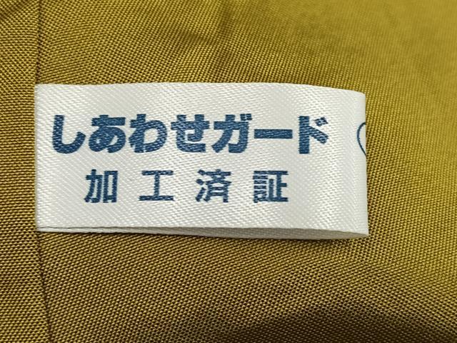 平和屋着物●上質な紬　矢羽文　正絹　逸品　AABJ1279ph