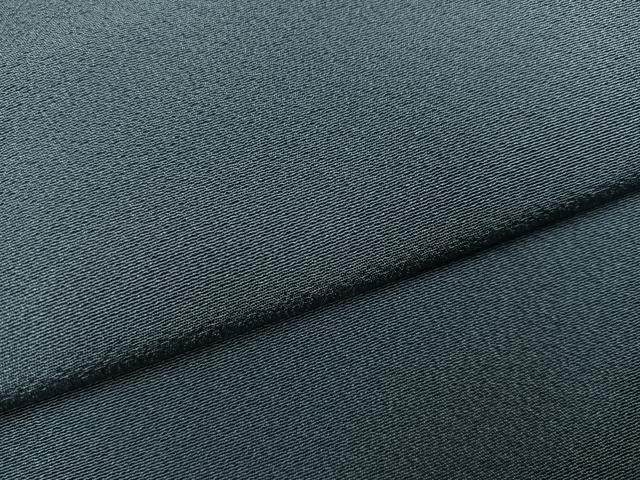 平和屋着物●上質な色無地　雅び彩重ね染　鉄御納戸色　正絹　逸品　AABJ1287ph