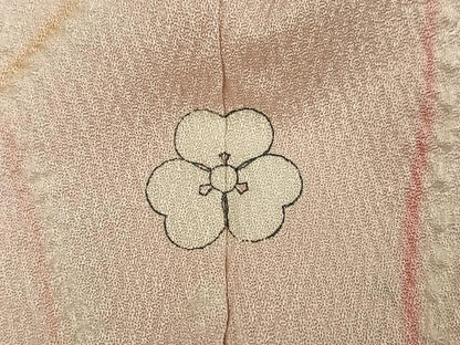 平和屋着物●訪問着　絞り　舞蝶文　正絹　逸品　AABJ1290ph