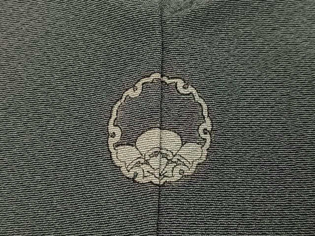 平和屋着物●上質な色無地　鉛色　正絹　逸品　AABJ1292ph