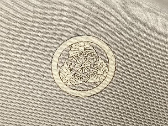 平和屋着物●田中勇吉の弟子　日本工芸会正会員　吉田喜八郎　色留袖　草花文　正絹　逸品　AABJ1293ph
