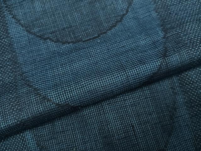 平和屋着物●上質な紬　流水文　正絹　逸品　AABJ1294ph