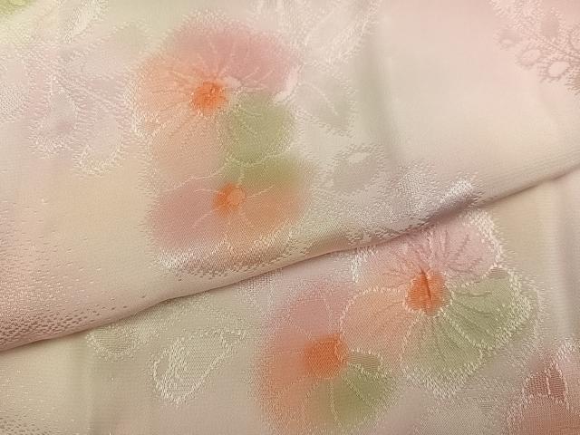 平和屋着物●振袖用長襦袢　無双仕立て　辻が花地紋　暈し染め　正絹　逸品　未使用　AABJ1308ph