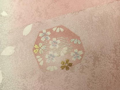 平和屋着物●訪問着　作家物　辻野弘康　桜間道　暈し染め　金銀彩　正絹　逸品　AABJ1327ph