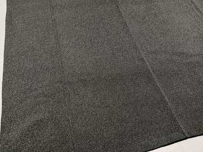 平和屋着物●江戸小紋　吉祥文　黒地　鬼しぼ縮緬　正絹　逸品　AABJ1330ph