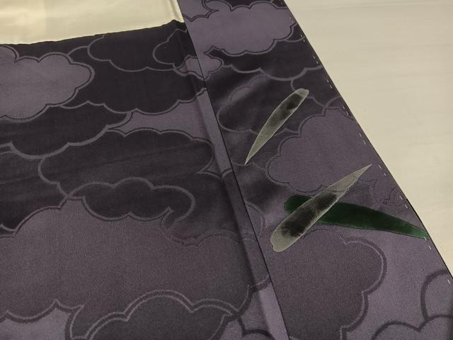 平和屋着物●訪問着　筍　竹　笹　金彩　正絹　逸品　未使用　AABJ1332ph