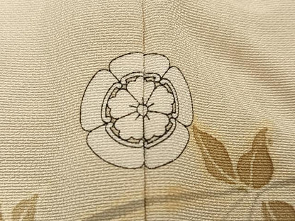 平和屋着物●訪問着　枝花文　鈴乃屋扱い　正絹　逸品　AABJ1339ph