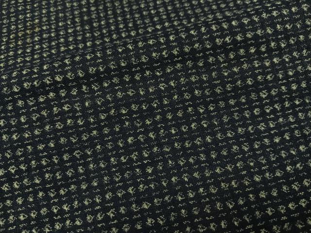 平和屋着物●男性　久留米絣　綿　逸品　AABJ1348ph