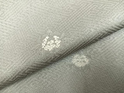 平和屋着物●上質な小紋　舞花文　正絹　逸品　AABJ1354ph