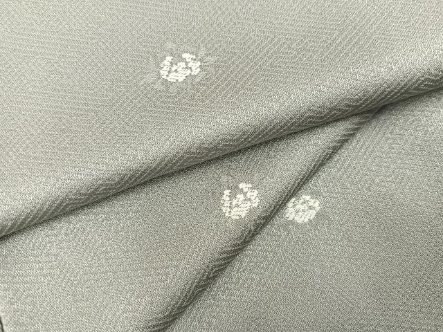 平和屋着物●上質な小紋　舞花文　正絹　逸品　AABJ1354ph