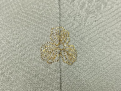 平和屋着物●上質な小紋　舞花文　正絹　逸品　AABJ1354ph
