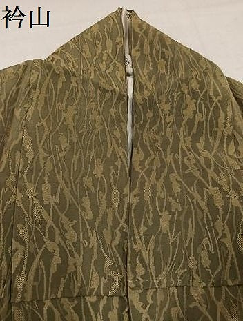 平和屋着物●上質な小紋　幾何学文様　正絹　逸品　AABJ1358ph