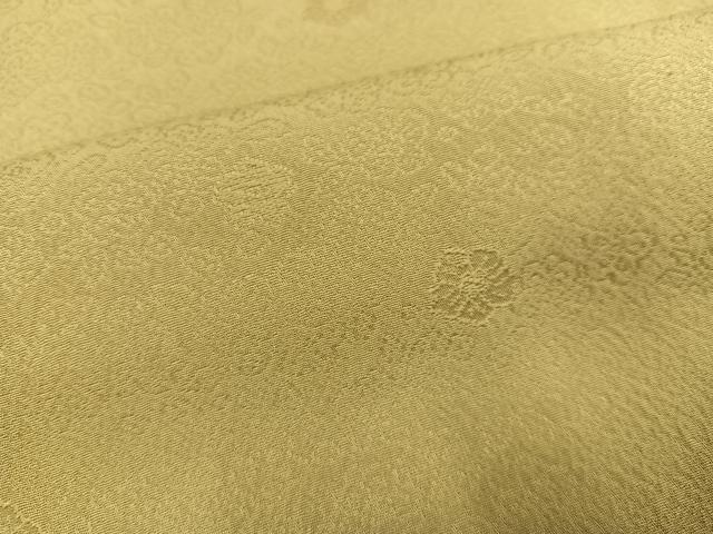 平和屋着物●上質な色無地　辻が花地紋　桑染色　正絹　逸品　AABJ1364ph