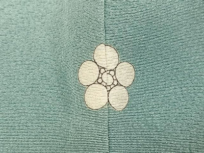 平和屋着物●訪問着　友禅　松竹梅風景草花文　暈し染め　正絹　逸品　AABJ1365ph