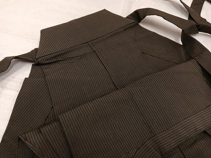平和屋着物●男性　馬乗り袴　縞　正絹　逸品　AABJ1369ph