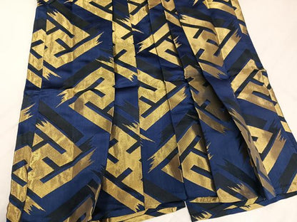 平和屋着物●男性　馬乗り袴　金襴袴　幾何学文様　AABJ1372ph