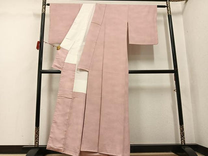 平和屋着物●上質な小紋　霞文　暈し染め　正絹　逸品　AABJ1377ph
