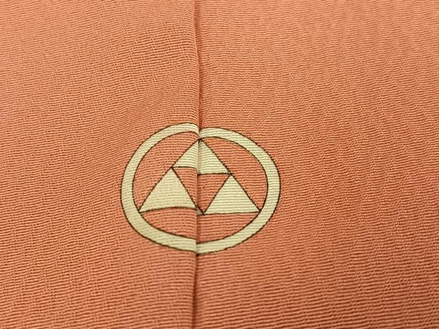 平和屋着物●上質な色無地　ときがら茶色　正絹　逸品　未使用　AABJ1391ph