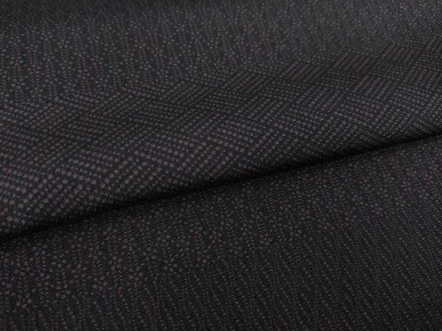 平和屋着物●江戸小紋　横段文　正絹　逸品　AABJ1402ck
